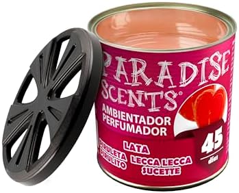 PARADISE SCENTS Perfumador PER80121 Lata Piruleta 100 g para Oficina y Casa | Aroma Intensivo | Regalo Ideal