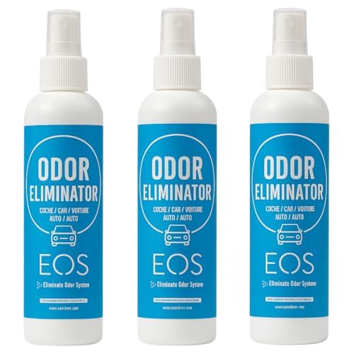 EOS Eliminador de Olores Coche | Spray Profesional para Interior de Coche | Limpiador Enzimático para Neutralizar y Ambi