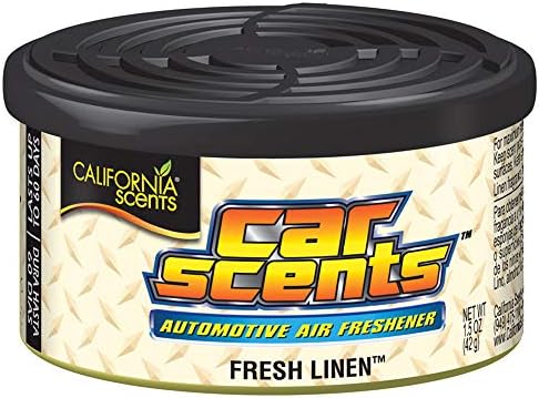  California Car Scents Sents Fresh Linen Ambientador Aroma Relaxante para Autos (3 unidades)
| California Car Scents Sen