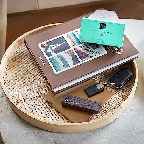  RITUALS Ambientador de coche Karma - Aroma a té blanco y flor de loto sagrado para coches - Soporte de madera reutiliza