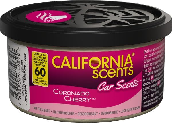  California Scents Pack de 2 - Ambientador de Coche con Fragancia para Coronado Cherry
| California Scents Pack de 2 - O
