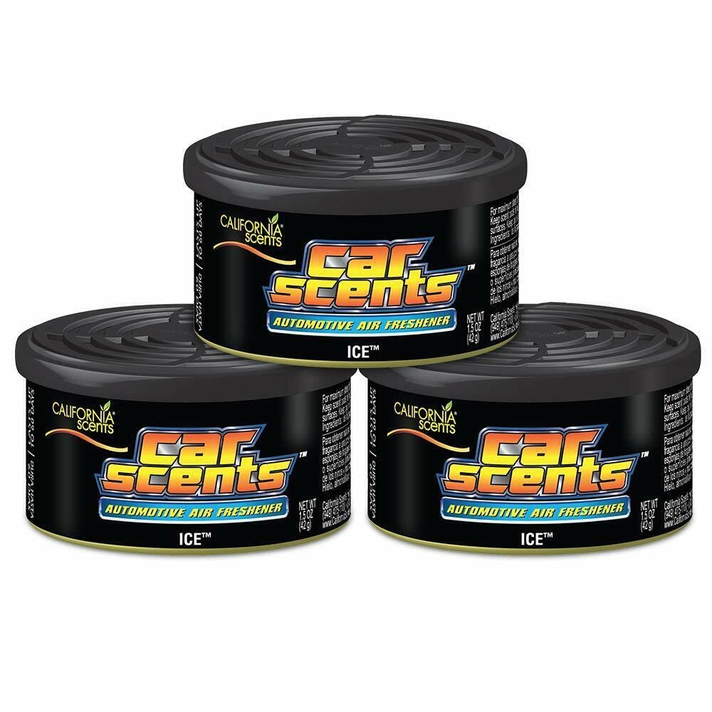  3 x California Car Scents Ice Ambientador Set para Autos de Lujo en Verano
| 3 x California Car Scents Ice Ambientador 