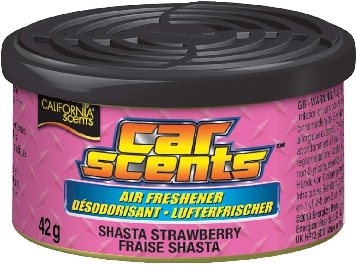 California Scents - Fragancia Duradera de Mora para Coche - Control de Olor - 42g