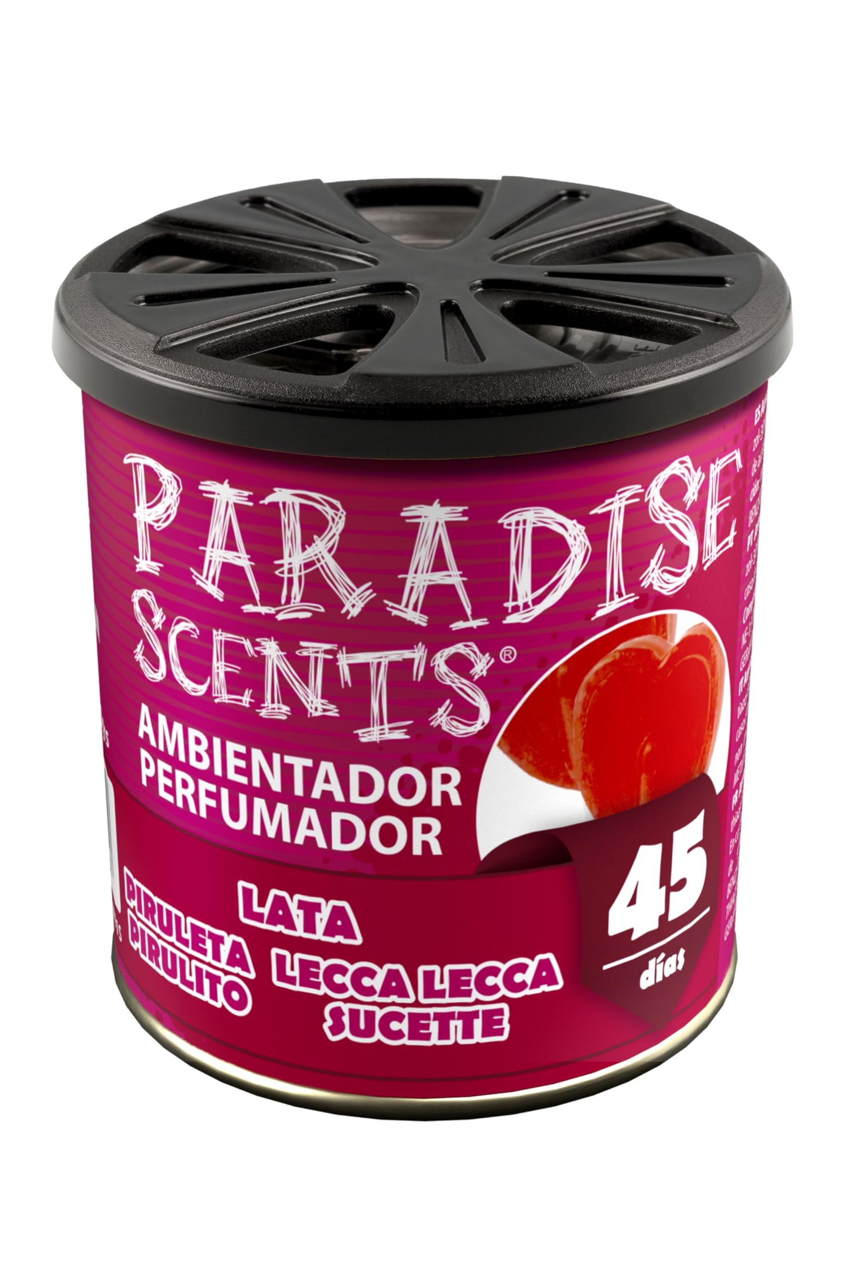 PARADISE SCENTS Perfumador PER80121 Lata Piruleta 100 g para Oficina y Casa | Aroma Intensivo | Regalo Ideal
